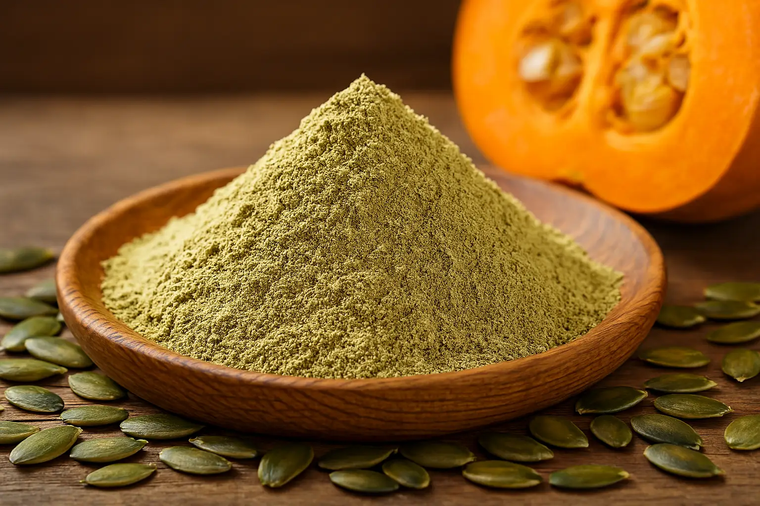 Мука тыквенная цельнозерновая, 1 кг